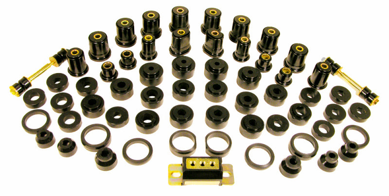 Prothane 7-2003-BL fits Chevy 68-72 Chevelle Total Kit - Black