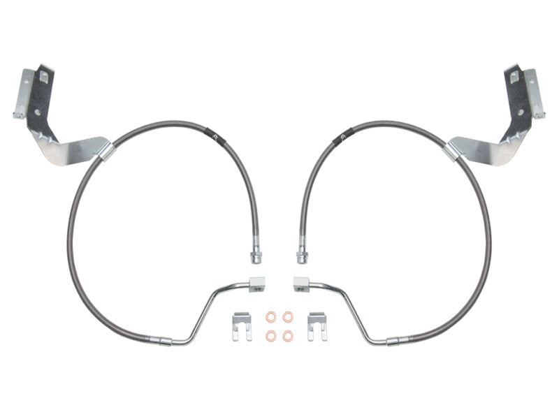 ICON 61111 2017+ fits Ford F-250/F-350 Front 2.5in Extended SS Brake Line Kit