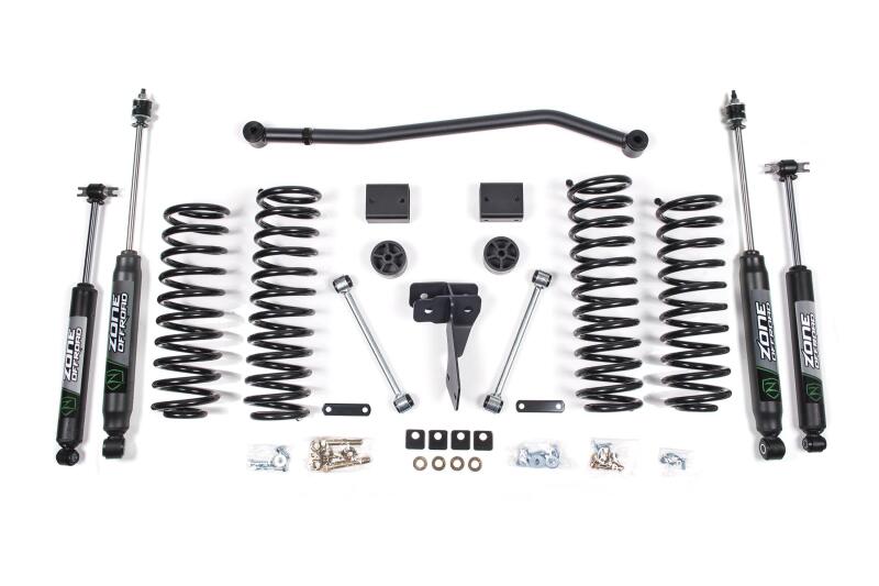 Zone Offroad ZONJ37N 12-18 fits Jeep JK 2dr 4in Suspension Kit