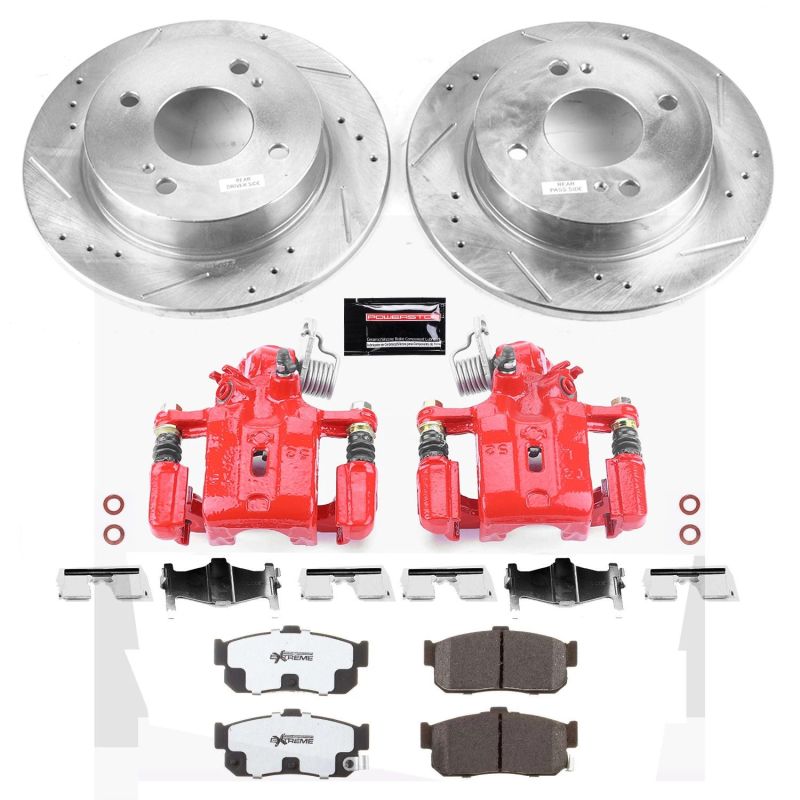 PowerStop KC740 fits Infiniti G20 Rear Z26 Street Warrior Brake Kit w/Calipers