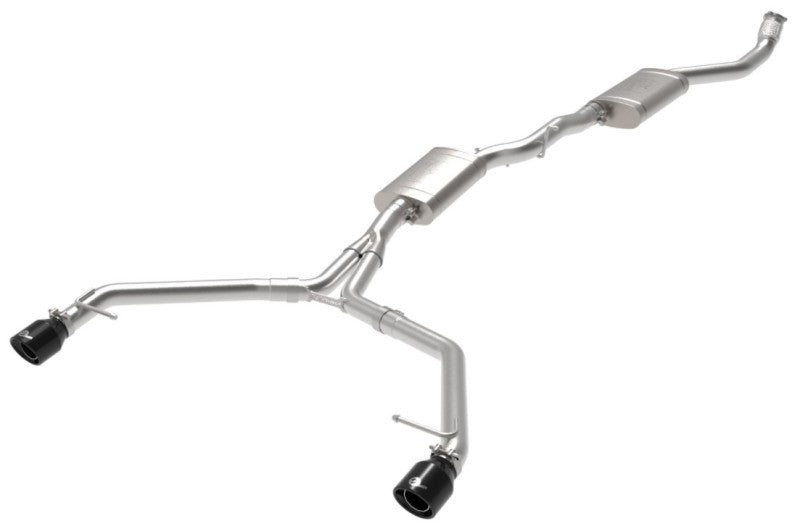 AFE 49-36438-B orce-Xp 13-16 fits Audi Allroad L4 SS Cat-Back Exhaust w/Black T