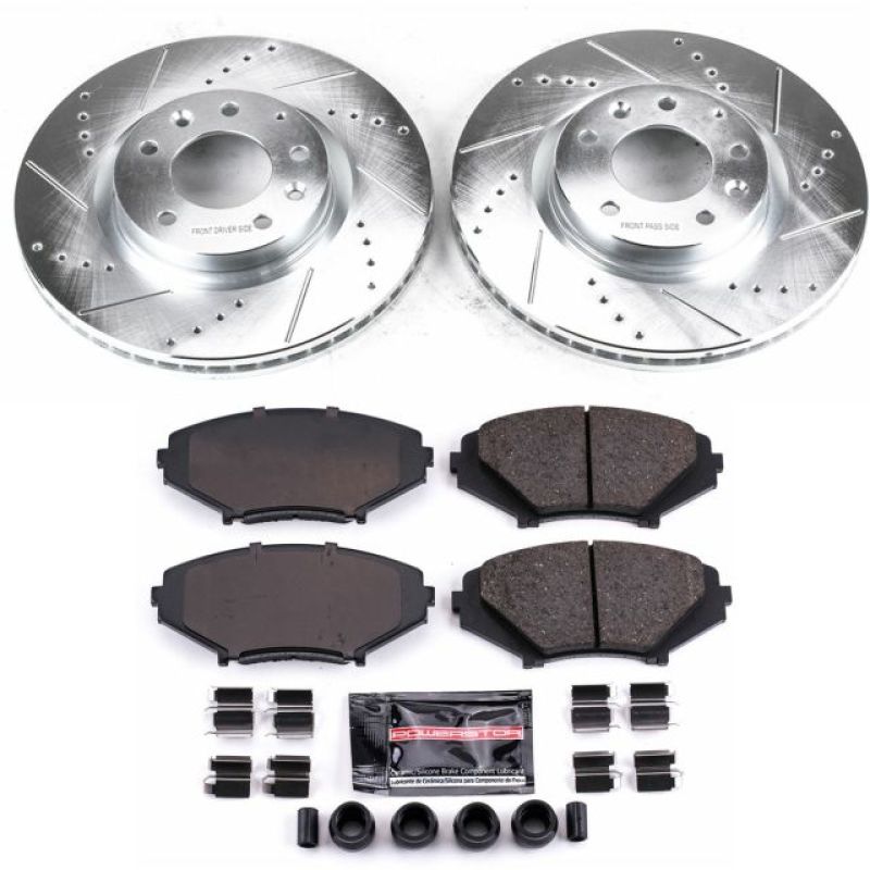 PowerStop K2964 fits Mazda 04-08 RX-8 Front Z23 Evolution Sport Brake Kit