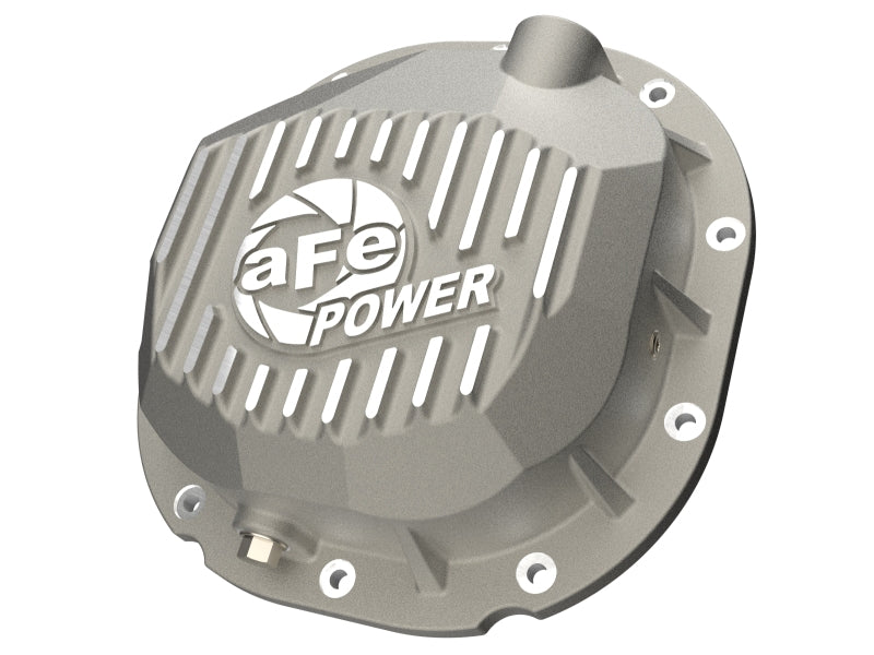 aFe 46-71410A 90-14 fits Ford F-150 Rear Differential Cover - Raw w/ Machined Fins