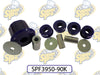 SuperPro SPF3950-90K 2011 fits BMW 128i Base Rear Differential Mount Bushing Set