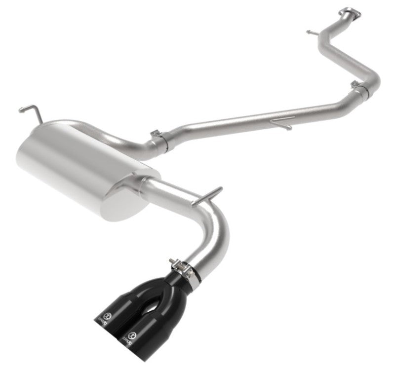 AFE 49-36044-B 18-21 fits Toyota C-HR 2.0L 2.5in 304 Stainless Steel Cat-Back