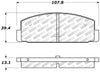 Stoptech 305.0332 Street Select Brake Pads - Front/Rear