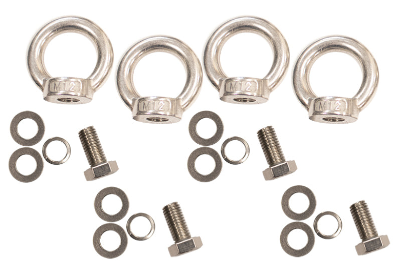 Fishbone Offroad FB21260 fits Jeep Storage/Bed Rack Tie Down Kit Stainless Stee