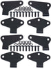 Kentrol 80581 fits Jeep 07-18 Wrangler JK Body Door Hinge Set 8 Pieces 4 Door - Textured Black