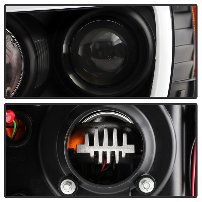 Spyder 5088185 fits Toyota 05-11 Tacoma V2 High-Power LED Headlights - Black PR