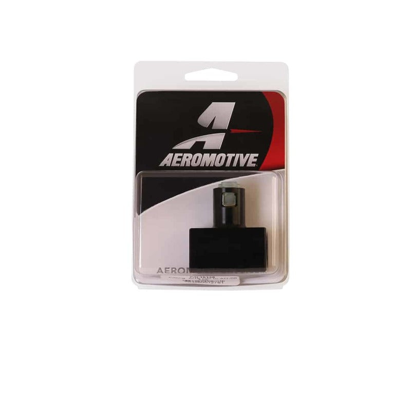 Aeromotive 15137 Fitting - Tee - 2x AN-08 Port - 3/8 Quick Connect