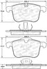 Stoptech 308.1257 Street Brake Pads