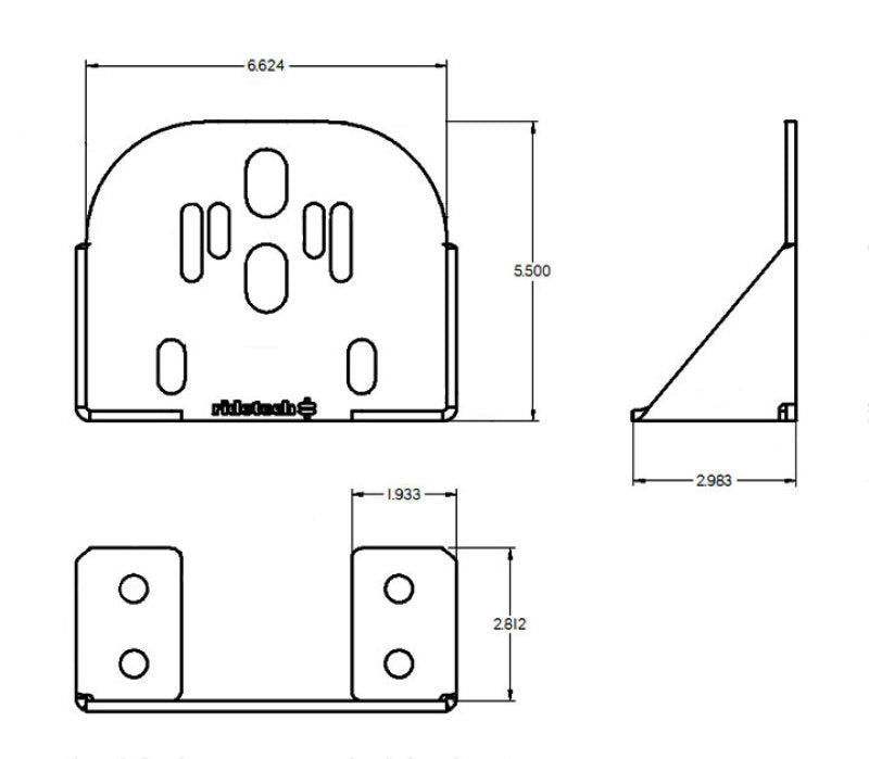 Ridetech 90000002 Bolt-on Upper AirSpring Bracket