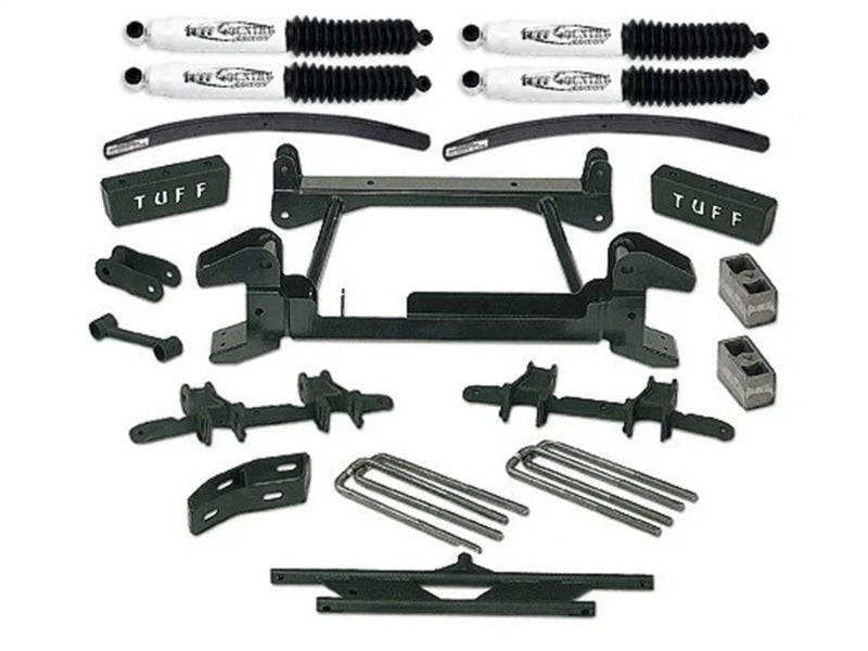 Tuff Country 16853KN 92-98 fits Suburban 2500 (8Lug) 4X4 6in Lift Kit (w/Cast Lower Control Arms SX8000)