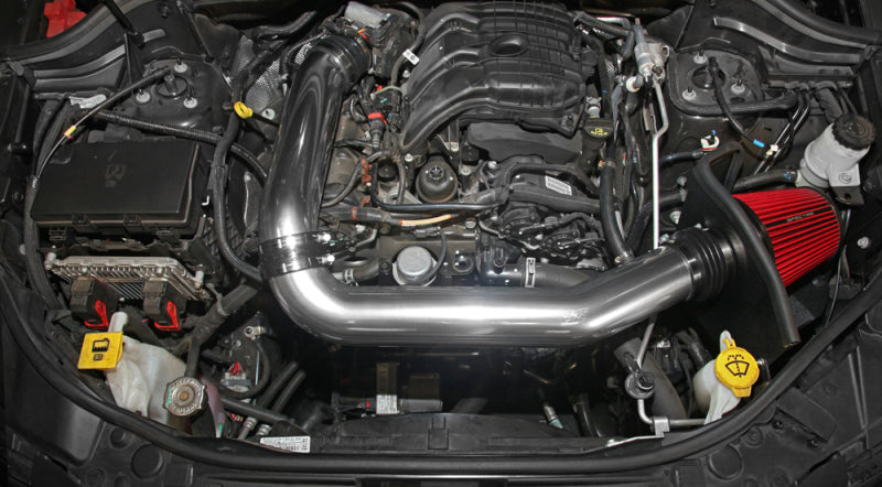 Spectre 9020 11-15 fits Jeep Grand Cherokee V6-3.6L F/I Air Intake Kit - Polished w/Red Filter