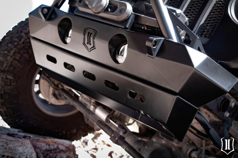 ICON 25159 2018+ fits Jeep Wrangler JL / 2020+ JT Front Pro-Series Bumper Skid