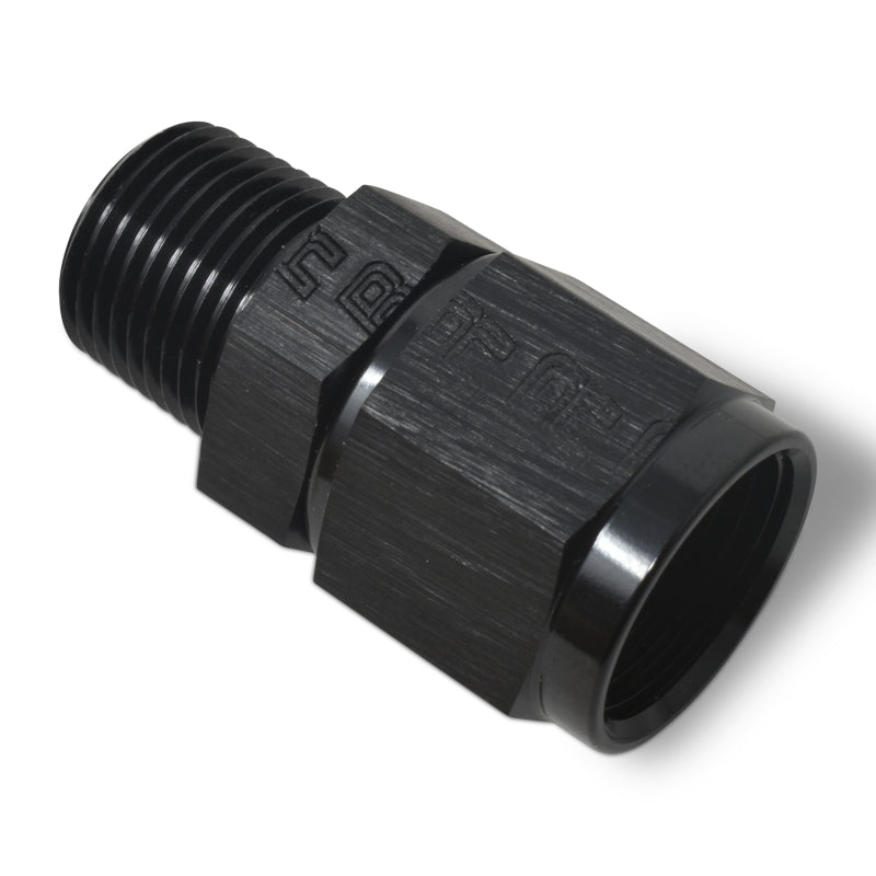 Russell 614202 Performance -4 AN Straight Female to 1/8in Male NPT Fitting (Black)