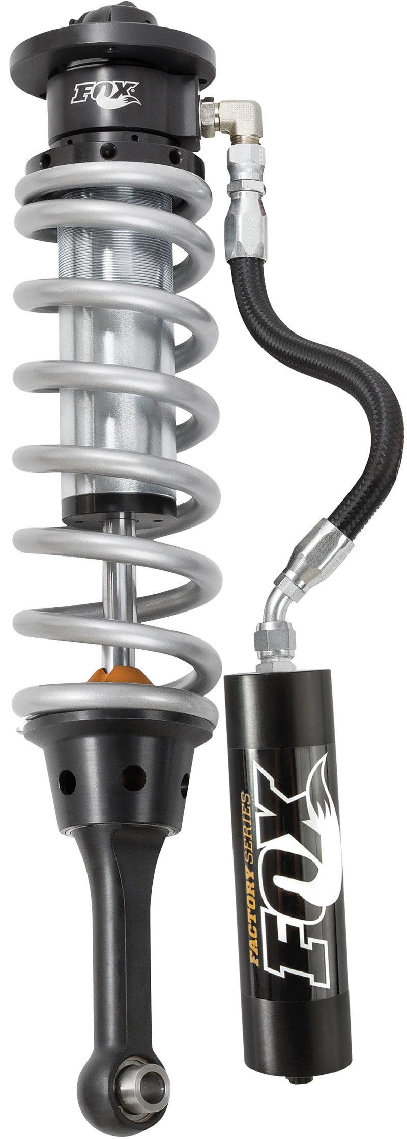 Fox 883-02-046 fits Ford Raptor 3.0 Factory Series 7.59in. Internal Bypass Remote Res. Front Coilover Set - Black