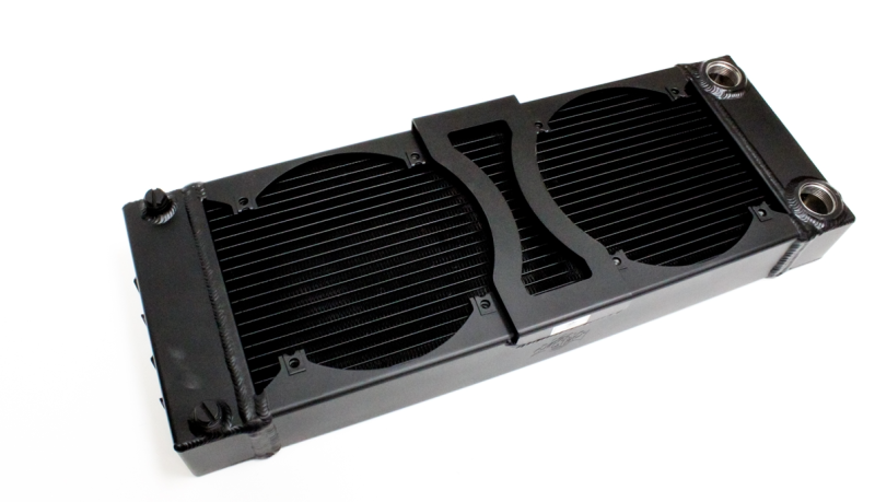 Rywire RY-RADIATOR-CUSTOM-BLK Tucked Flipable 24x9 (Small) Radiator (Matte Black Finish)