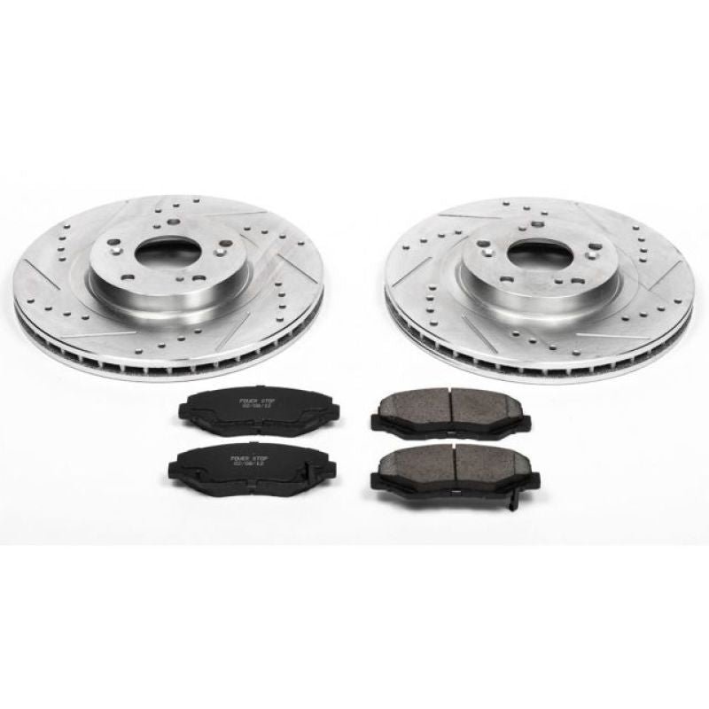 PowerStop K3055 fits Acura 13-15 ILX Front Z23 Evolution Sport Brake Kit