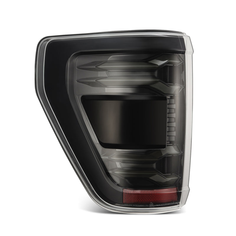 AlphaRex 653060 21-23 fits Ford F-150 LUXX LED Taillights - Alpha-Black w/ BL