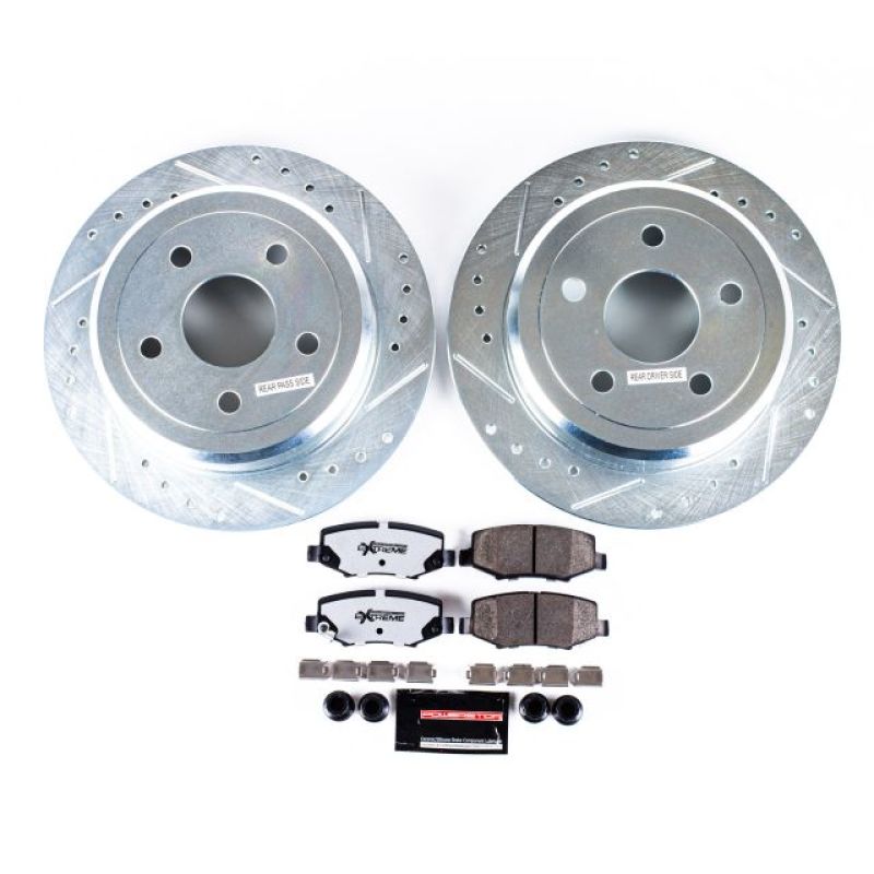 PowerStop K3090-36 07-17 fits Jeep Wrangler Rear Z36 Truck & Tow Brake Kit