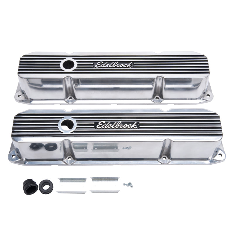 Edelbrock 4276 Valve Cover Elite II fits Chrysler 383-440 Big Block V8 Polished