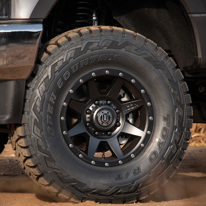 ICON 1818908955SB Rebound HD 18x9 8x180 12mm Offset 5.5in BS 124.2mm Bore Satin Black Wheel