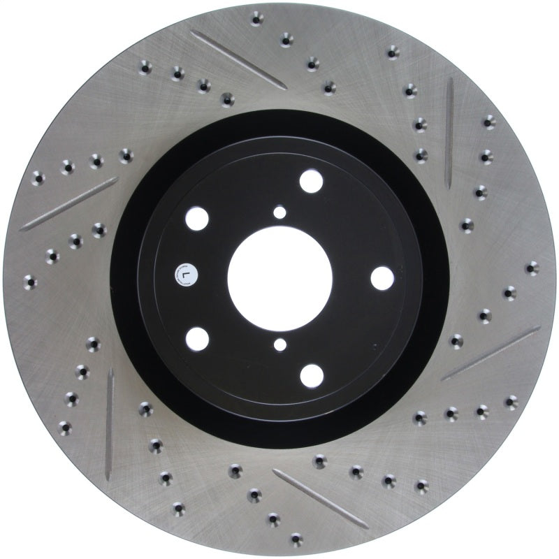 Stoptech 127.47022L 05-10 fits Subaru Impreza WRX/STi Slotted & Drilled Left Front Rotor