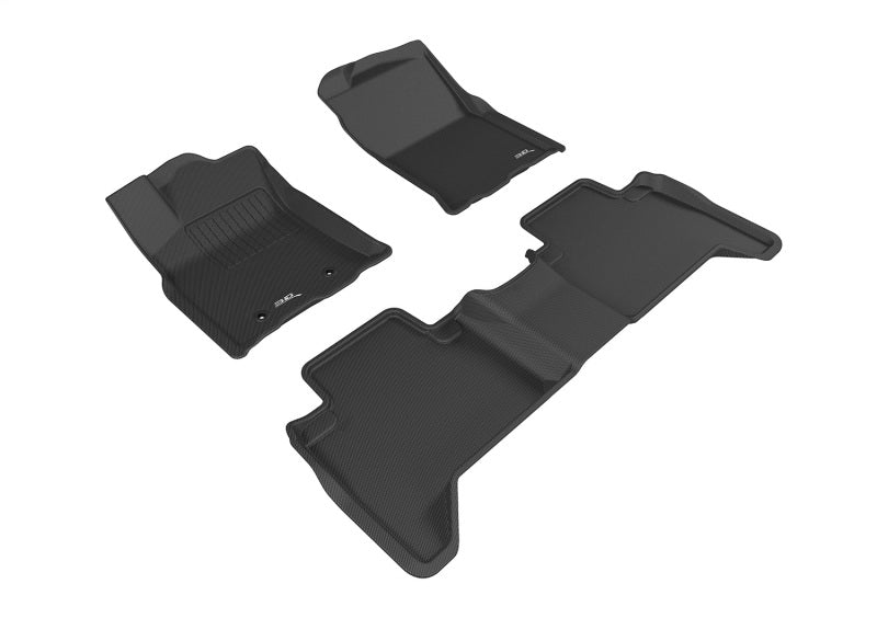 3D MAXpider L1TY19201509 2018-2020 Lincoln/fits Ford Navigator/Expedition Kagu 2nd Row Floormats - Black