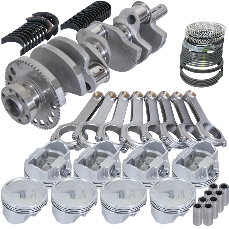 Eagle 127744010 fits Chevy LS2 4.000in Crank 58 Tth Reluctor 6.125in H-Beam -15cc 4.010in Pistons Rotating Assembly