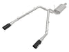 AFE 49-42074-B GT 3in 409SS Cat-Back Exhaust System w/Black Tip 09-18 fits Dod