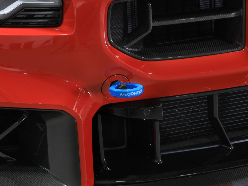 AFE 450-502004-L 23-25 fits BMW M2 (G87) CONTROL Front / Rear Tow Hook - Blue