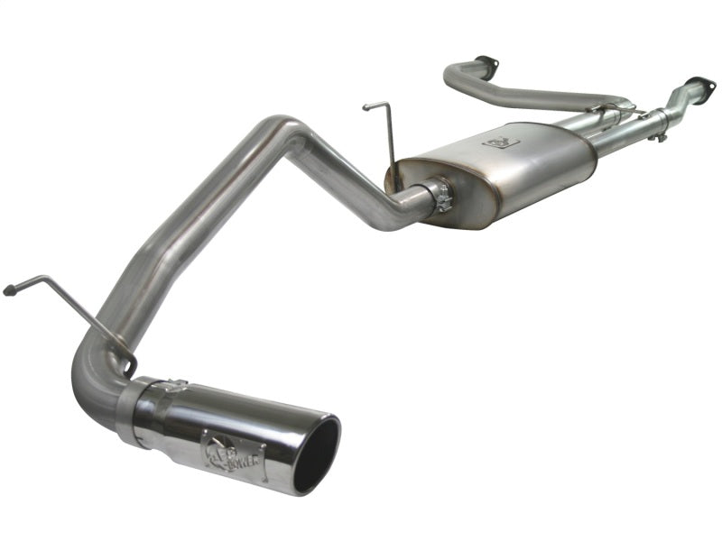 AFE 49-46102-P rce XP Exhaust Cat-Back 2.5/3in SS-409 w/ Polished Tip 04-12 fit
