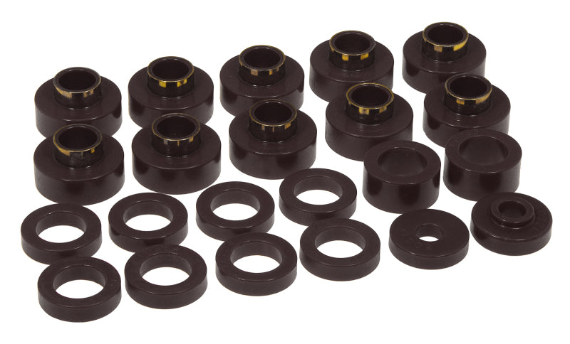 Prothane 1-103-BL 80-86 fits Jeep CJ5/CJ7 Body Mount 22 Bushing Kit - Black