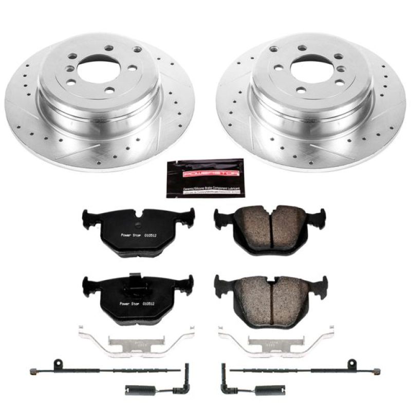PowerStop fits Land Rover 03-05 Range Rover Rear Z23 Evolution Sport Brake Kit