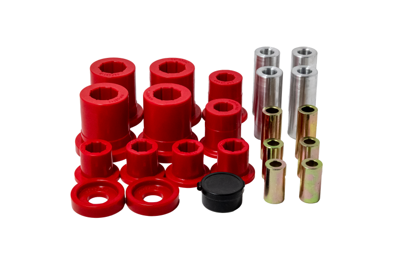 Energy Suspension 5.3147R 10-18 fits Dodge Ram 1500 Front Control Arm Bushing Set - Red