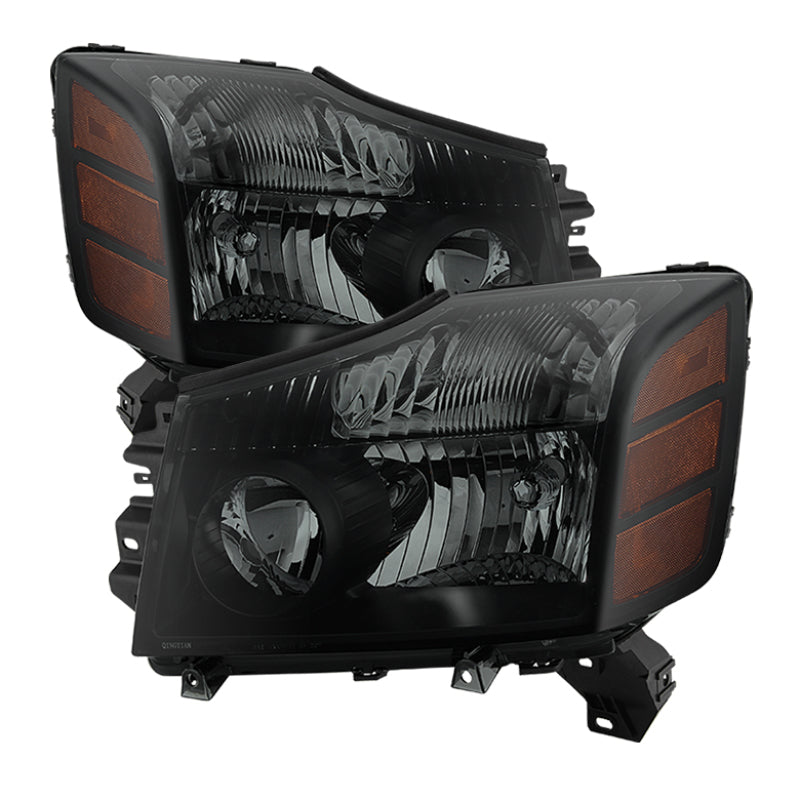 9030383 Xtune fits Nissan 04-14 Titan (04-07 OE Style ) OEM Amber Head Lights