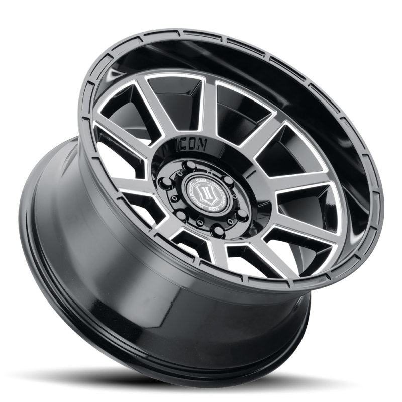 ICON 6220108345GBMW Recoil 20x10 6x5.5 -24mm Offset 4.5in BS Gloss Black Milled Spokes Wheel