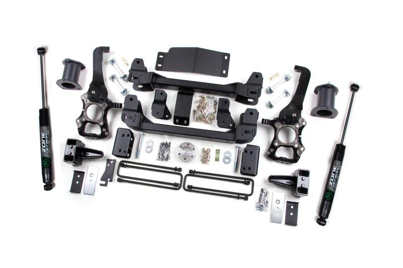 Zone Offroad ZONF81N 2014 fits Ford F-150 6in Suspension System - 4in Rear Block