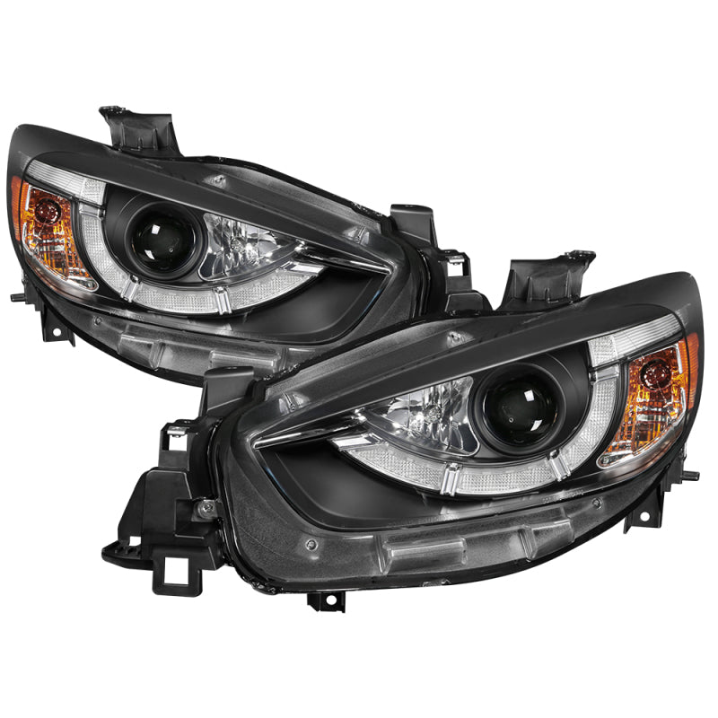 Spyder 5083319 fits Mazda 13-15 CX-5 Projector Headlights - DRL LED - Black PRO
