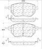 Stoptech 308.0969 Street Touring 03-11/05 Infiniti / 05-06 Nissan Front Brake Pads