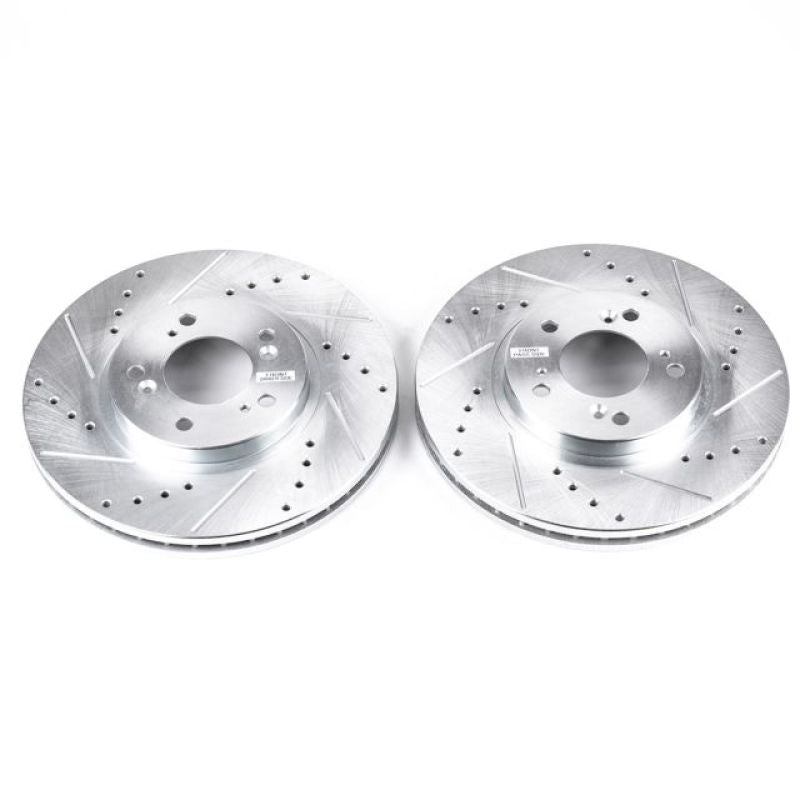 PowerStop fits Acura 99-04 RL Front Evolution Drilled & Slotted Rotors - Pair