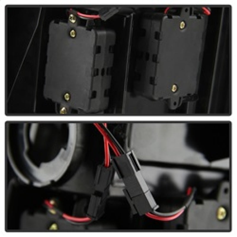 Spyder 5084026 fits Dodge 09-16 Ram 1500 Light Bar LED Tail Lights - Black ALT-