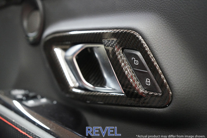 Revel 1TR4GT0AT03 GT Dry Carbon Inner Door Handle Cover 2020 fits Toyota GR Supr