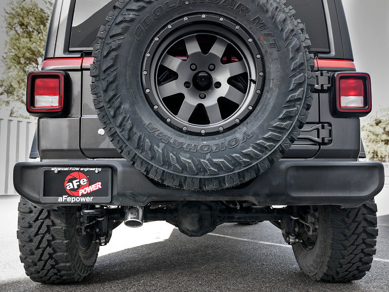 AFE 49-48065-1P orce-Xp 2.5in Catback High-Tuck Exhaust 18-21 fits Jeep Wrangle