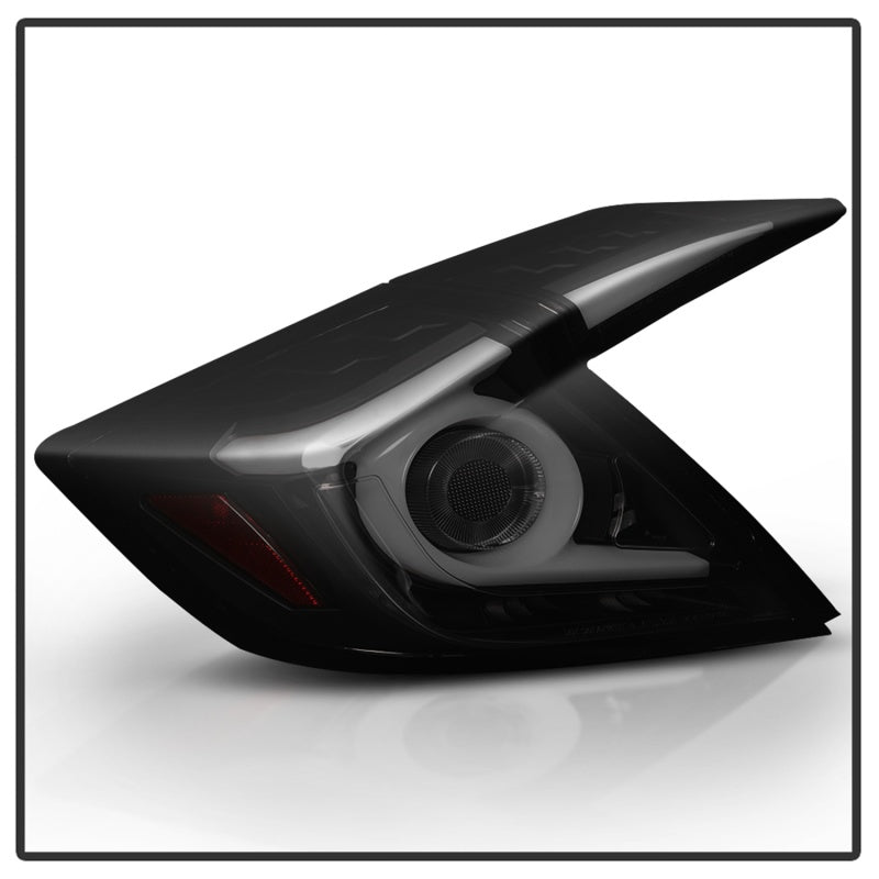 Spyder 5086440 fits Honda 16-18 Civic 4 Door Light Bar LED Tail Lights - Black