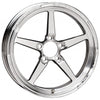 Weld 88-1704274 Alumastar 1-Piece 17x4.5 / 5x4.75 BP / 2.25in. BS Polished Whee