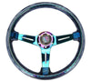 NRG RST-027MC-SM RST-027MC-SM Reinforced Steering Wheel Matsuri Smoke Clear
