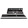 AutoMeter 2931-01 Autometer American Muscle Direct Fit Dash Kit 1966 fits Chevy Chevelle (2 x 3-3/8in. / 4 x 2-1/16in.)