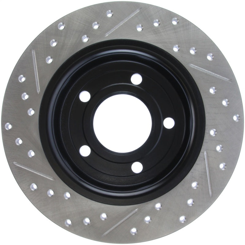 Stoptech 127.45067L 04-10 Mazda3 Slotted & Drilled Left Rear Rotor